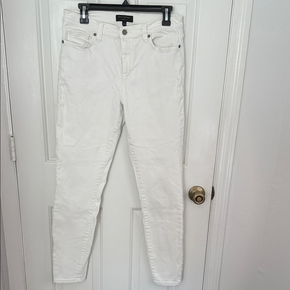 Banana Republic Women's Crisp White Skinny Jeans